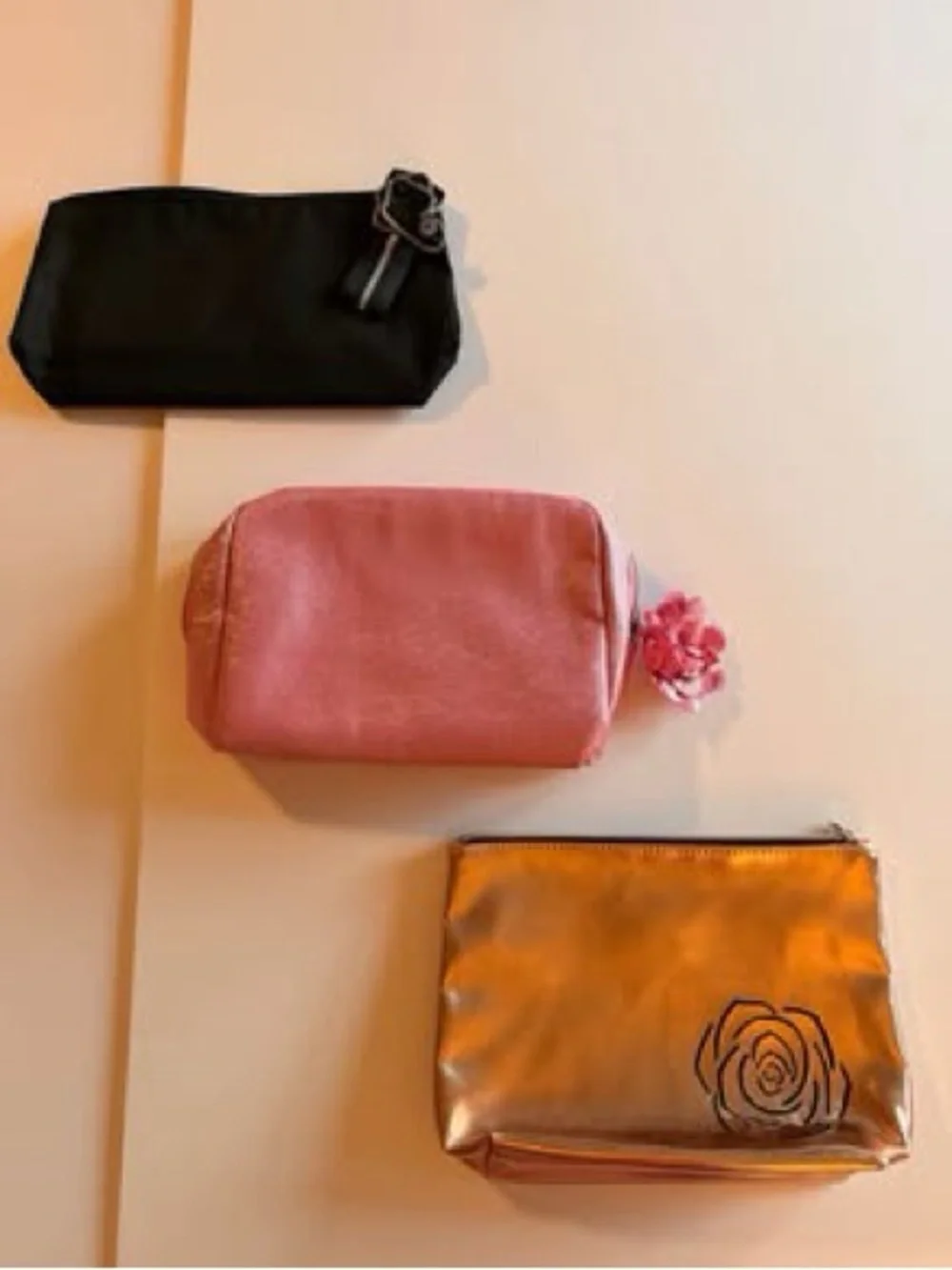 Lancôme Paris Cosmetic Makeup Bags – Lot of 3 – Never Used
